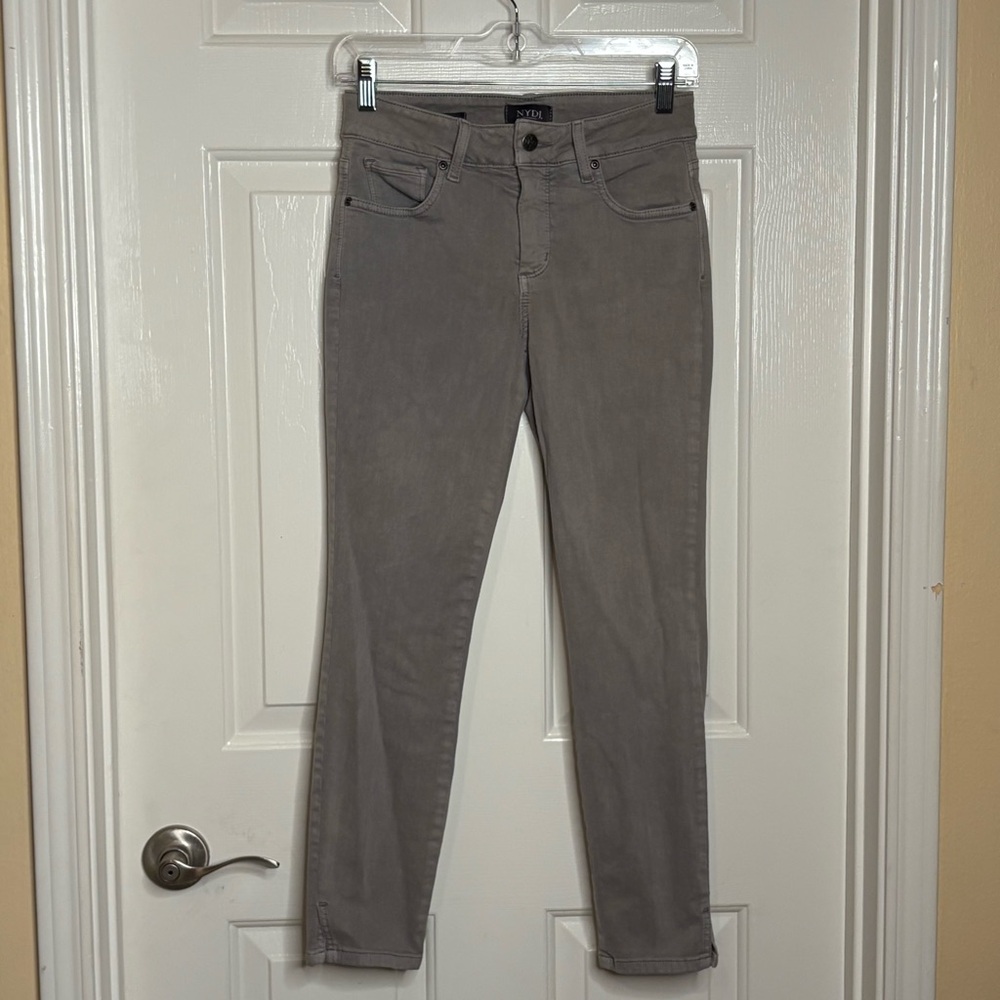 NYDJ Ami Skinny Ankle Jeans Gray Size 0 – Lift Tuck Tech